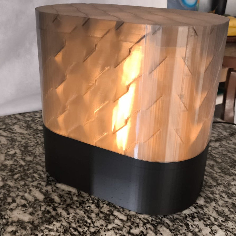 Luminária bloco minimal