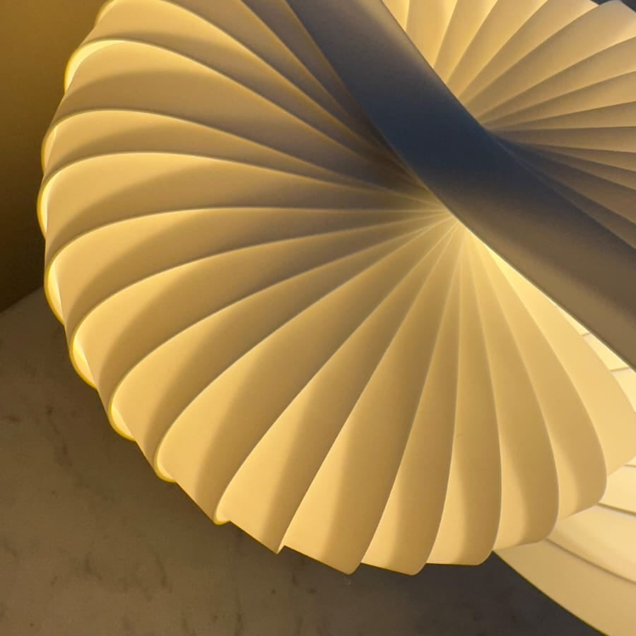 Luminária caracol
