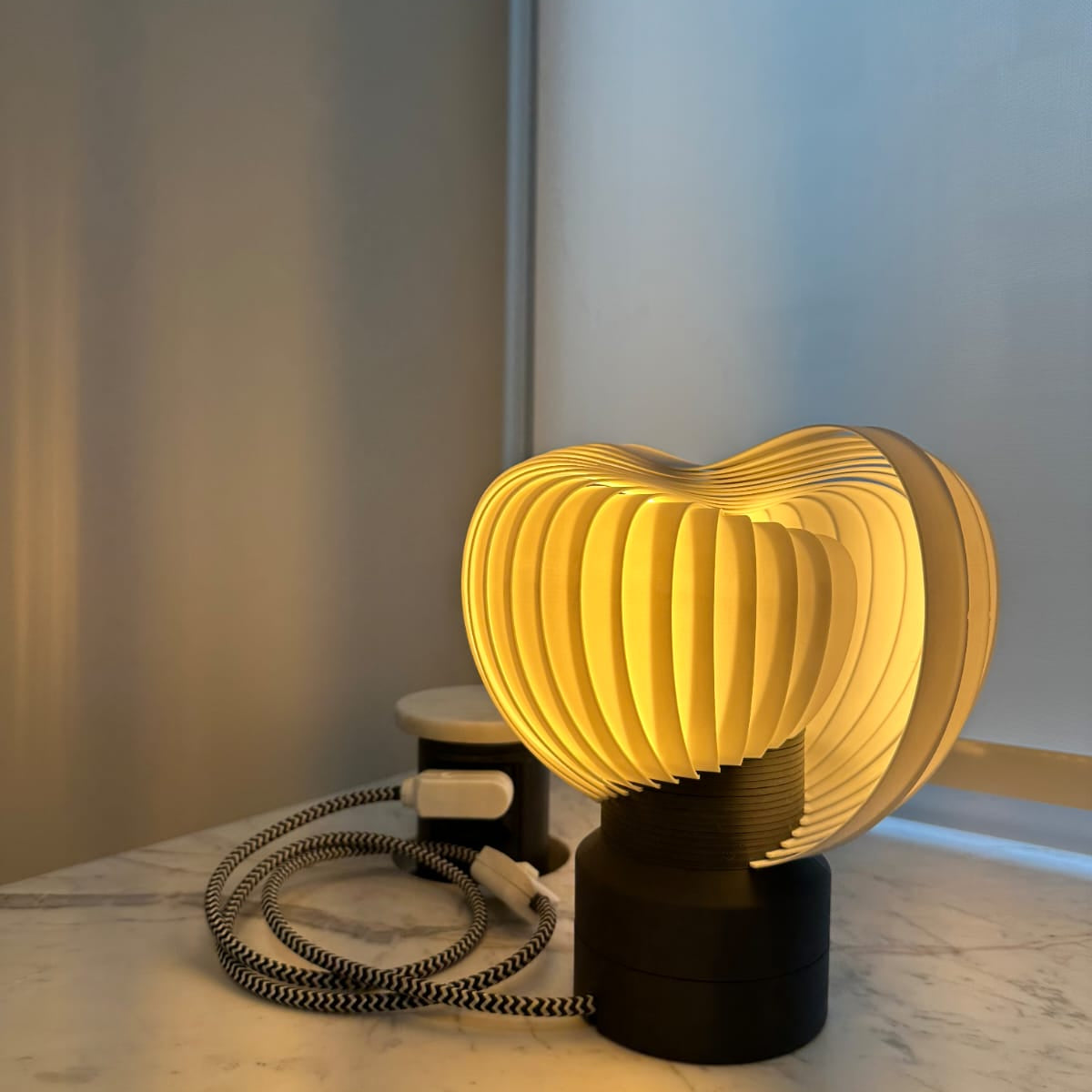 Luminária caracol